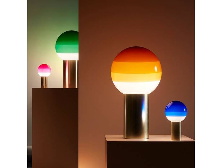 Dipping Light Tischleuchte M Grønn - Marset - Wohnzimmer - Glas