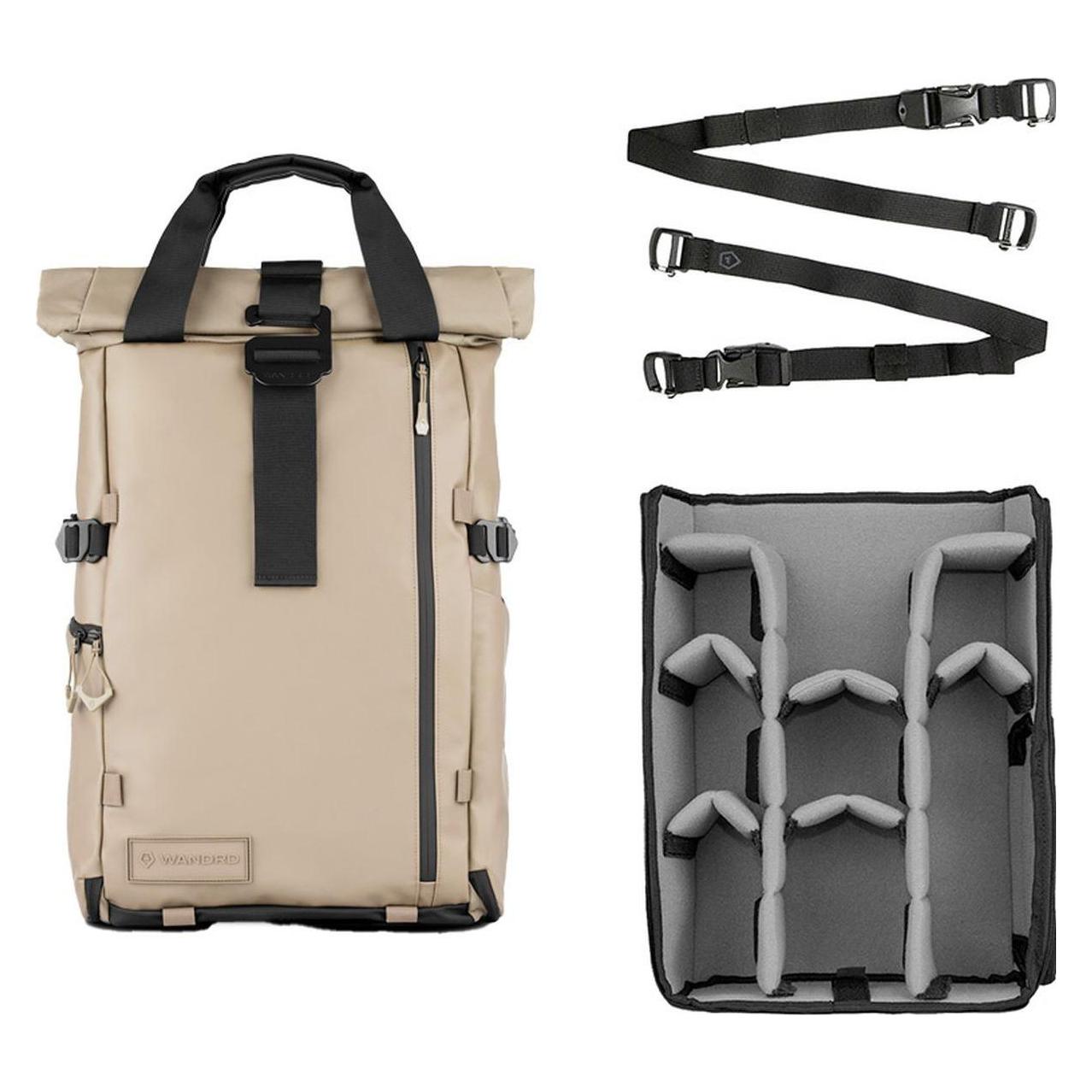 Wandrd PRVKE 31L Yuma Tan Pro Photography Bundle V4 (Fotorucksack, 31 l) (D300961)