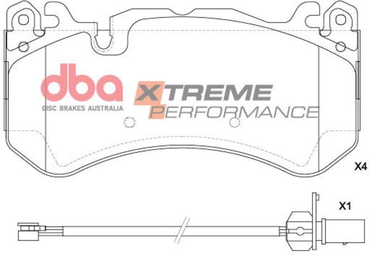 Tuning-Bremsklötze DBA DB2387XP