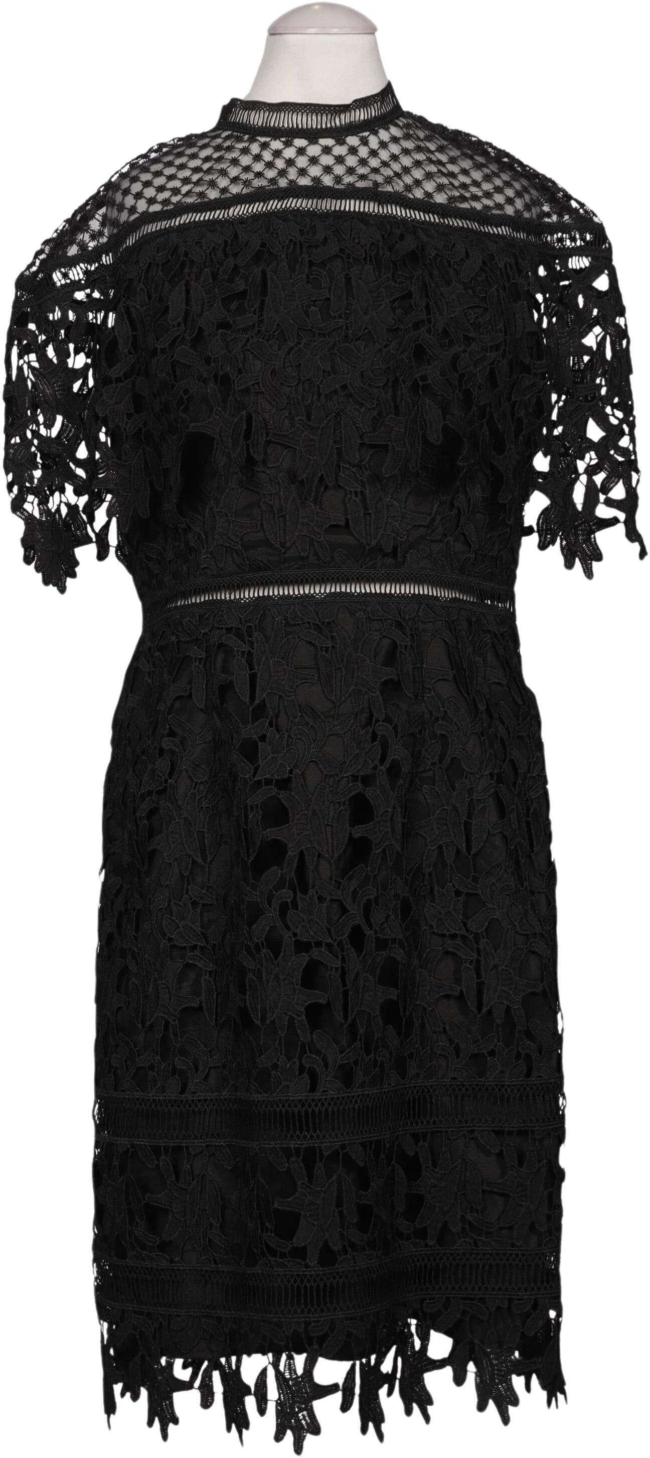 Chi Chi London Damen Kleid, Schwarz, Gr. EU 40, Synthetik - Second Hand