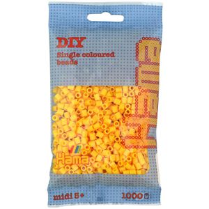 Hama-Perlen Bügelperlen 207-03, Ø 5 mm, gelb, 1.000 Stück