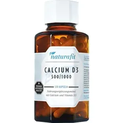 NATURAFIT Calcium D3 500/1000 Kapseln 120 St