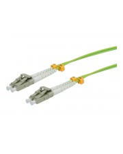 ROTRONIC-SECOMP Roline Patch-Kabel LC Multi-Mode M bis M 7 m 2 mm Glasfaser Duplex 50/125 Mikrometer OM5 halogenfrei grün (21.15.9276)
