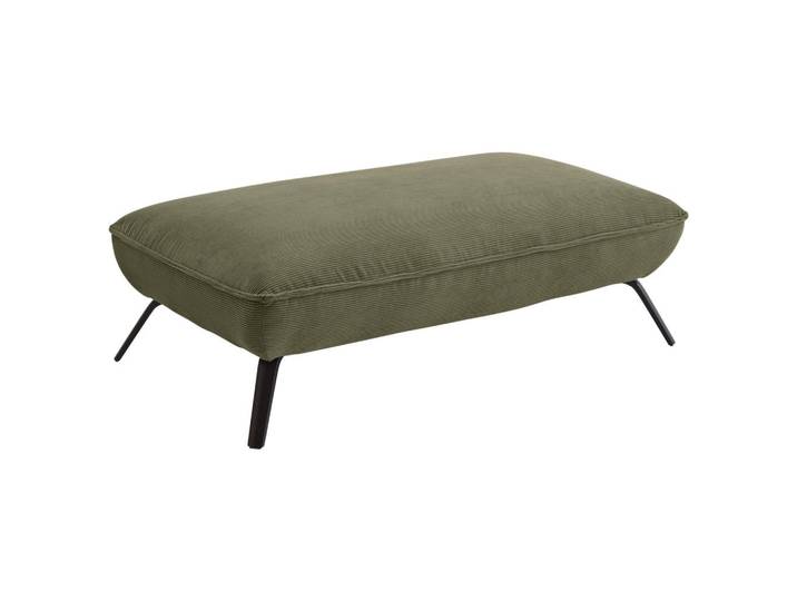 Moderano Hocker, Grau, Metall, rechteckig, 142x43x80 cm, Fußauswahl, Stoffauswahl, Wohnzimmer, Hocker, Sitzhocker
