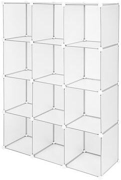 karlinc 12-Cube Book Shelf Storage Shelves Closet Organizer