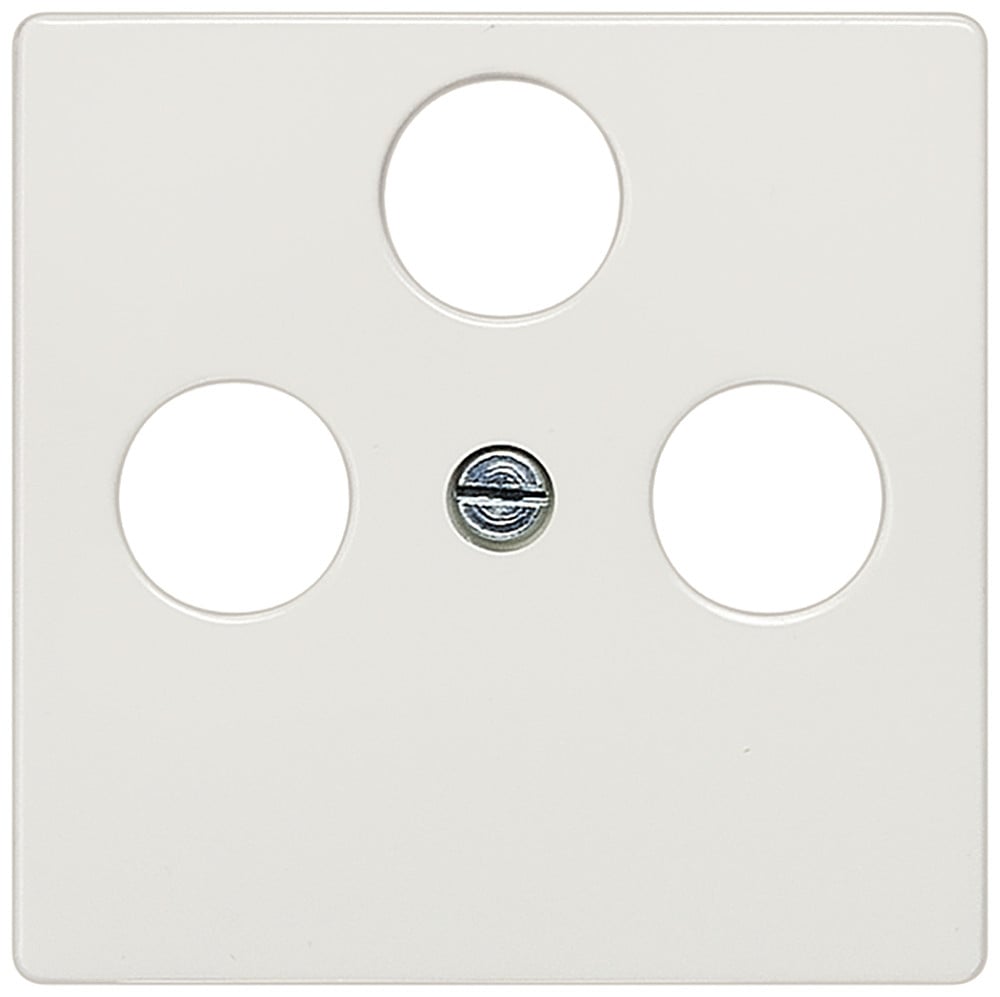 Siemens 5TG25482 DELTA i-system afdekplaat voor TV/RF/SAT, 3-gaats, titaniumwit