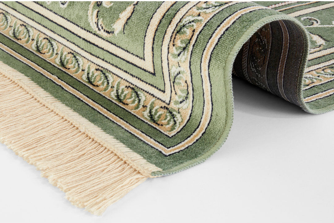 Nouristan Tufted Cream/Green Rug Rectangle 135 x 195cm