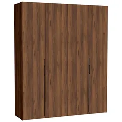 DREHTÜRENSCHRANK ANCONA 200/240/58cm 4-türig Braun