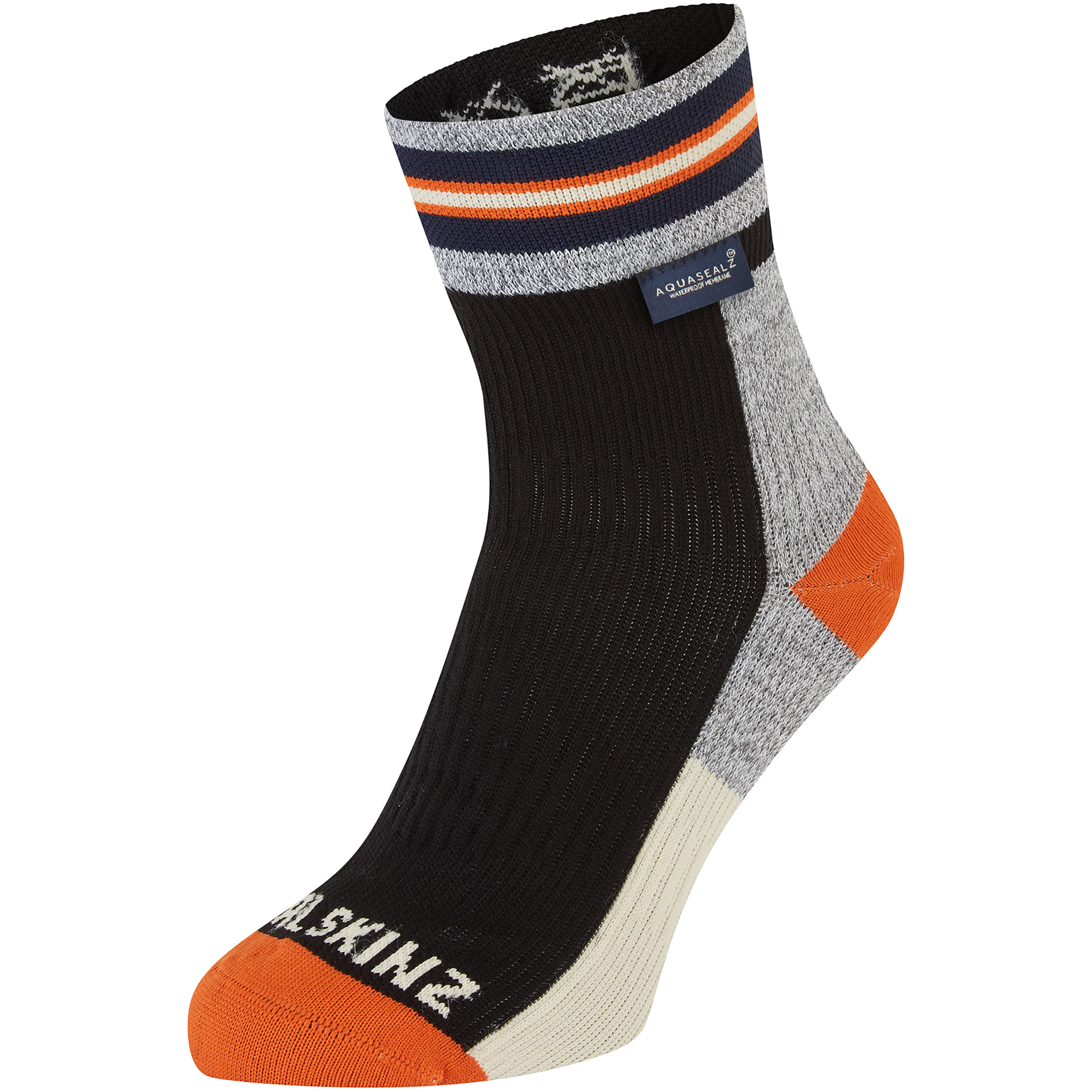SealSkinz Surlingham-A Wandersocken schwarz Größe 36 Trekking Elastisch Wasserabweisend