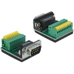 DELOCK Adapter D-Sub 9 Pin St > Terminalblock 9 Pin