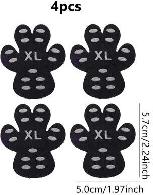 Inspire Essentials Anti Slip Dog Paw Protectors Self Adhesive Paw Pads d 2set (8pcs)