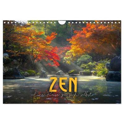 ZEN - Eine Reise zu sich selbst (Wandkalender 2027 DIN A4 quer), CALVENDO Monatskalender