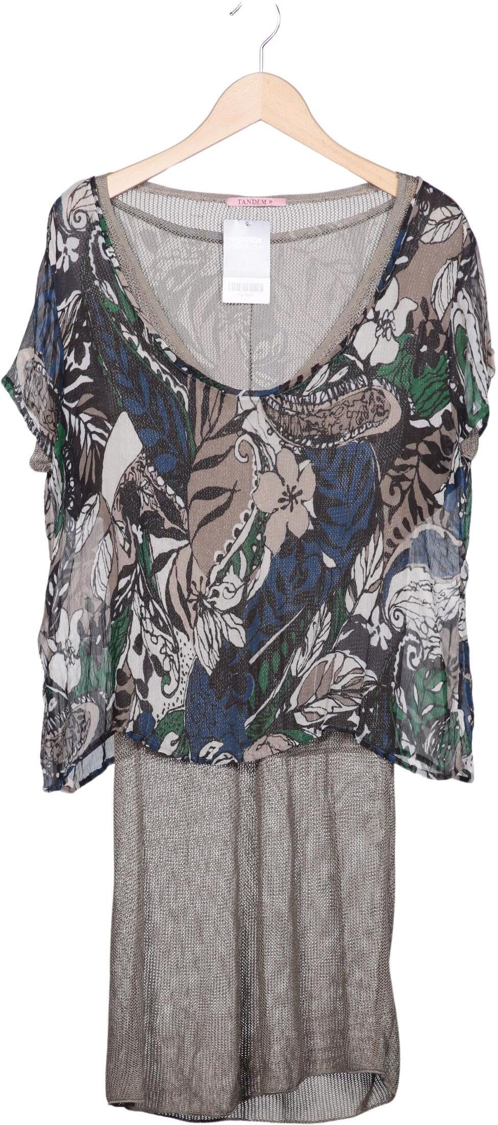 Tandem Damen T-Shirt, Mehrfarbig, Gr. EU 32 (IT 38), Seide / Viskose / Synthetik - Second Hand