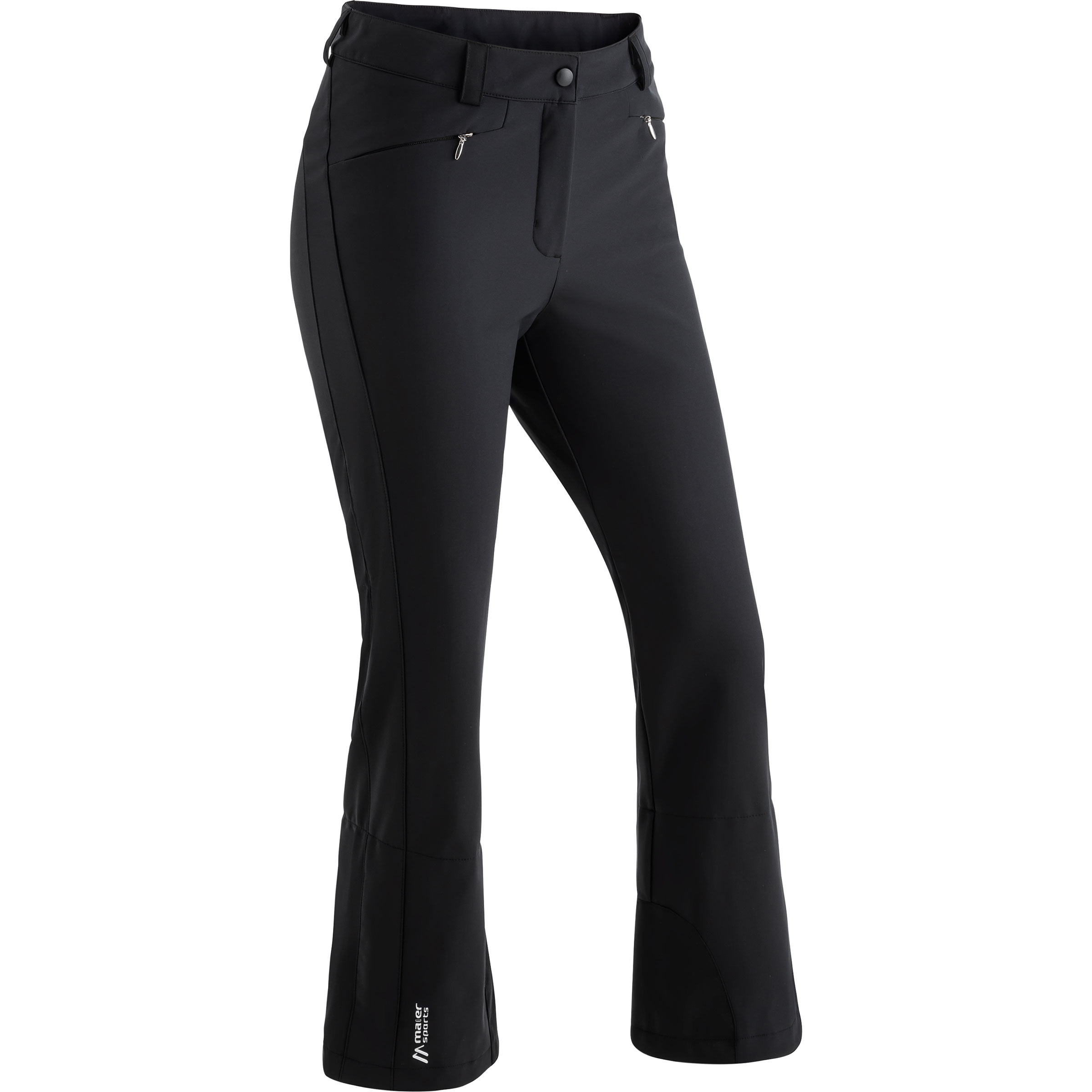Maier Sports Mary Hose Damen Softshellhose schwarz Größe XS Trekking Widerstandsfähig Wasserabweisend