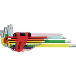 KS Tools 151.4440 TX Winkelschraubendreher-Set T 8, T 10, T 15, T 20, T 25, T 27, T 30, T 40, T 45, T 50, T 55, T 60, T 70, T 80 14teilig