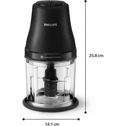 Philips 3000 Series HR1501, Zerkleinerer, Schwarz