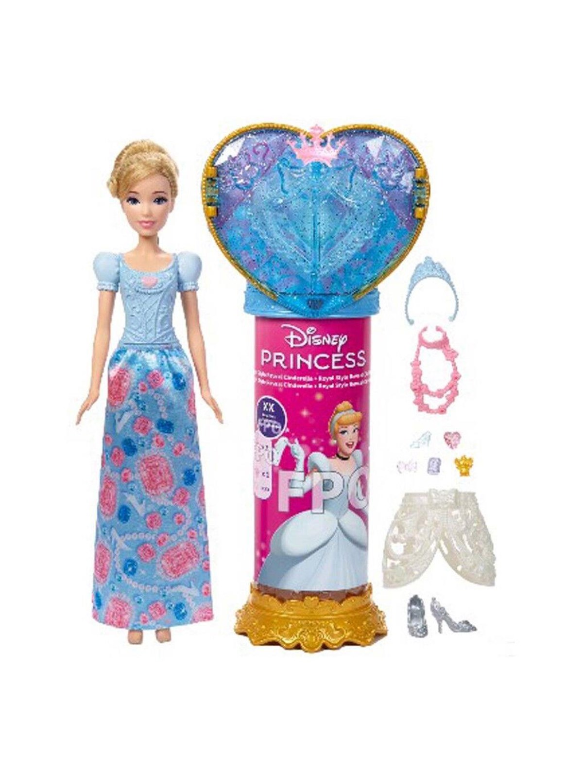 Disney Princess Modepuppe Reveal Cinderella