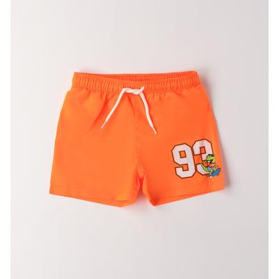 Badehose IDO "BABY BOY ACCESSORIES", Jungen, Gr. 74, EURO-Größen, orange (orange fluo), Polyester, Badehosen Badehose
