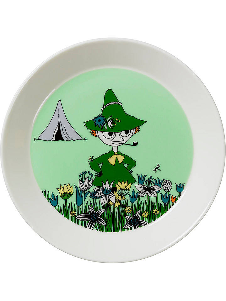 Moomin Dessertteller ''Snufkin'' in Grün - Ø 19 cm - onesize