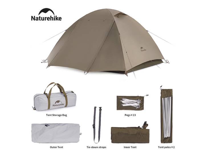 Naturehike – tente de Camping imperméable UPF50 +, Protection UV, pour la plage, l'extérieur, Portable, randonnée, grand espace, auvent, nouvelle collection 2024