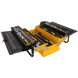 Werkzeugkasten 90 Teile Teile Chrom Vanadium Metallbox mit Klappen. VITO