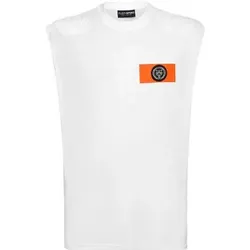 PLEIN SPORT Tanktop, Größe 3XL in Weiß 0120