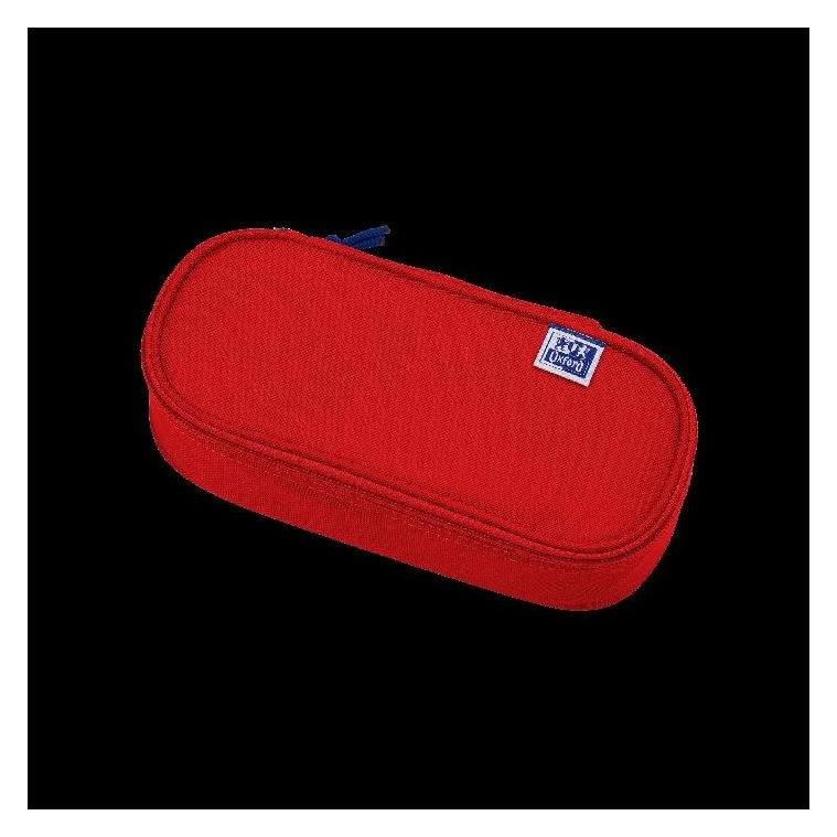 Oxford Schlamper-Etui, Polyester, oval, rot (400169960)
