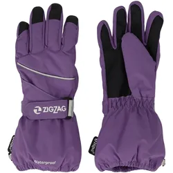ZigZag Kempston Handschuhe Kinder 4411 - grape compote S (116/122)
