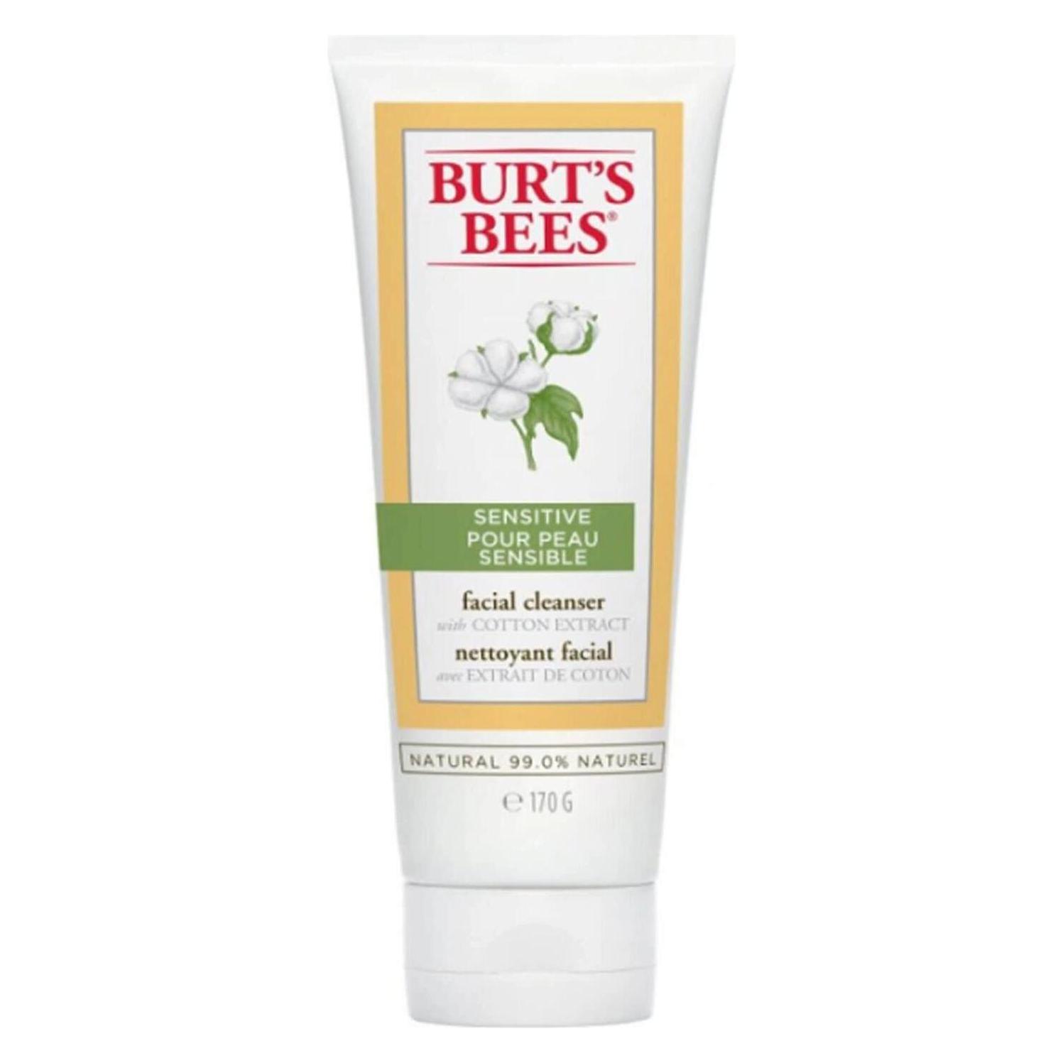 Burt's Bees Sensitive Facial Cleanser Cotton Extract (Reinigungsgel, 170 ml) (01445-14)