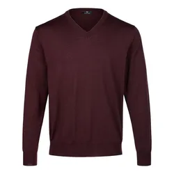 V-Pullover Peter Hahn rot, 58