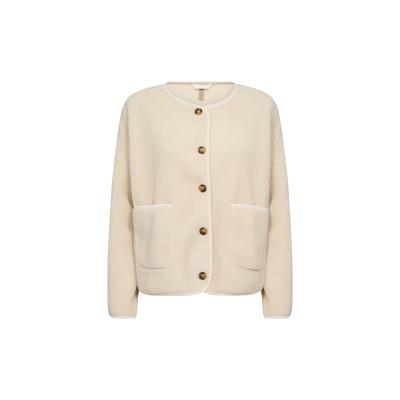 Cardigan SOYACONCEPT "Soya Concept Cardigan SC-ONYX 2", Damen, Gr. XXL, beige (1620 cream), Obermaterial: 100% Polyester, Strickjacken