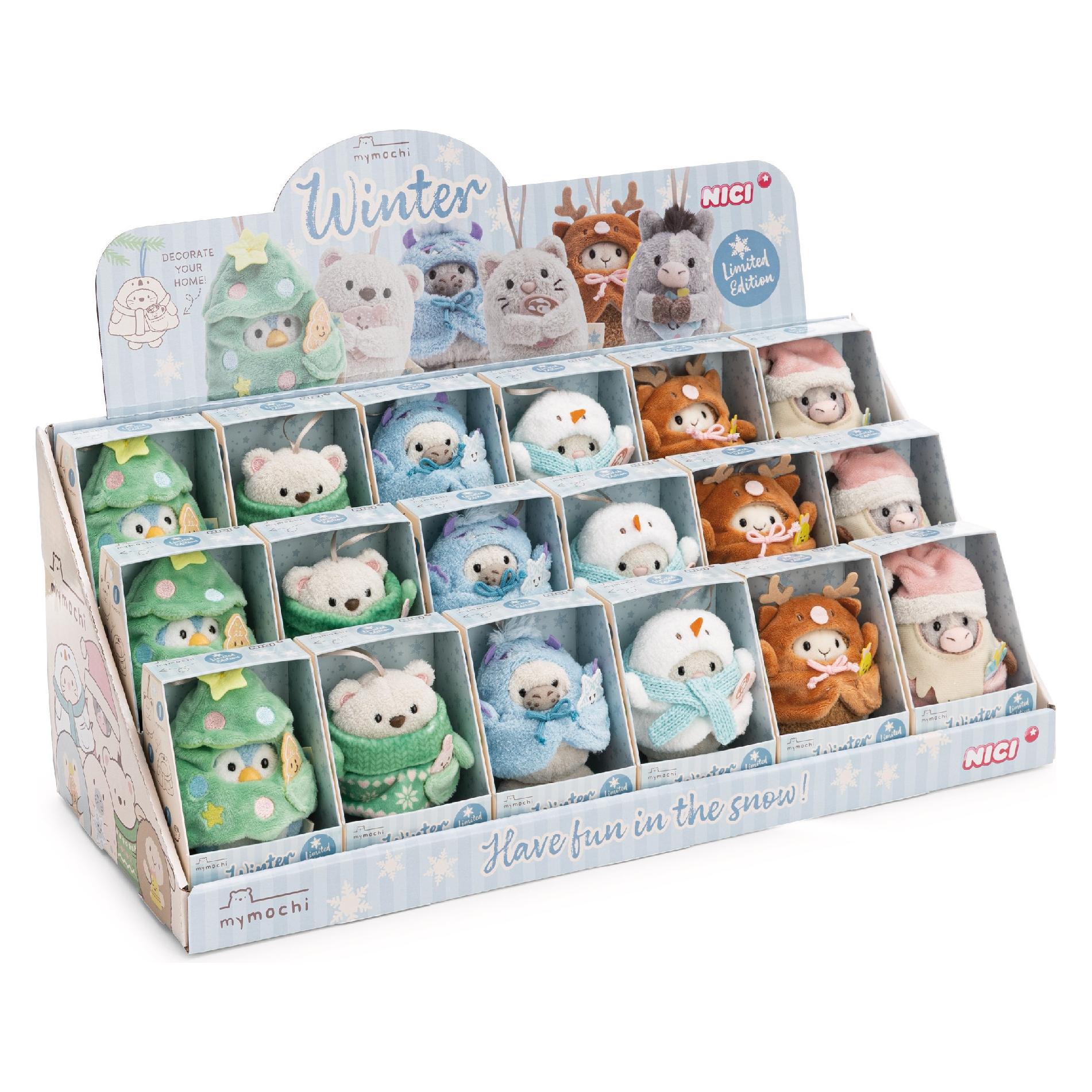 NICI Sortiment Kuscheltier mymochi 8cm in Ges (34 cm) (67486223)