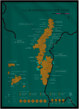 1020 Dégustations Carte à Gratter - La Bourgogne Des Vins