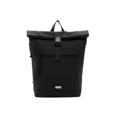 Rucksack EMILY & NOAH "Rucksack E&N Kairo", Damen, Gr. B/H/T: 37cm x 39cm x 12cm, schwarz (schwarz 100), Polyurethane, Rucksäcke Rucksack
