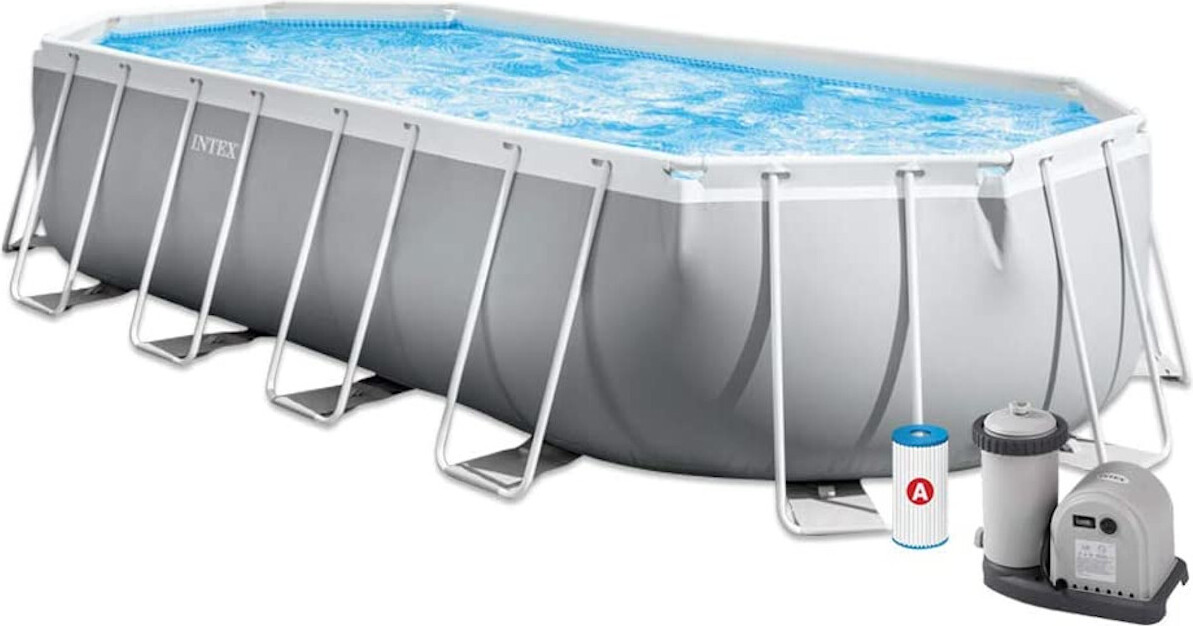 INTEX 26798GN - Prism Frame Oval Pool (610x305x122cm)