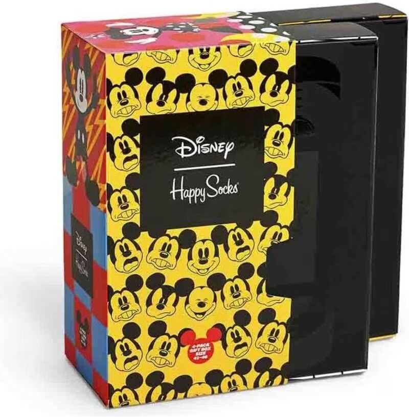 Pack 4 Calcetines Happy Socks Disney Mickey Mouse Multicolor 43-46 Mujer