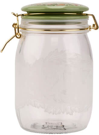 William Morris At Home Kitchen Garden 1L Cliptop Glass Jar