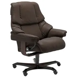 Stressless Bürostuhl Reno Office Leder Braun Batick Brown