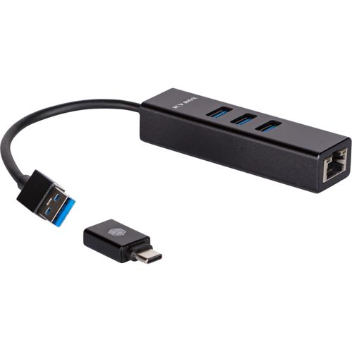 ICY BOX IB-HUB1419-LAN Netzwerkadapter