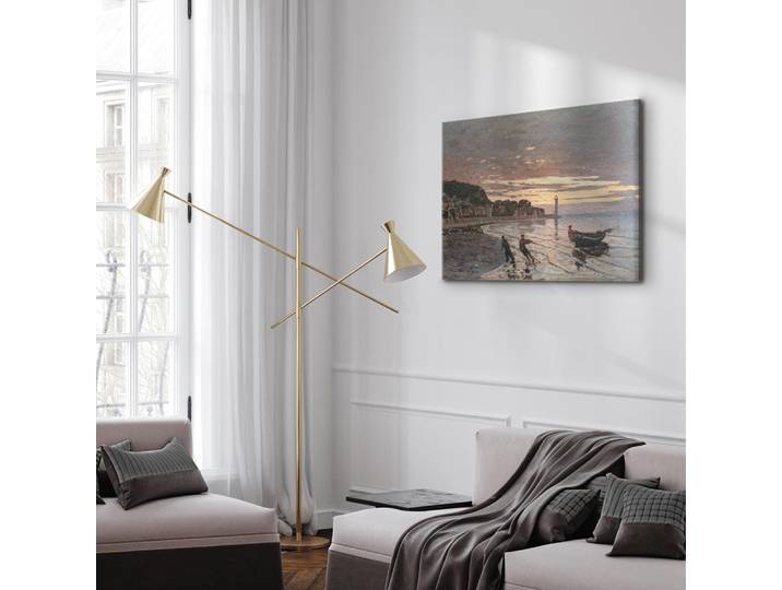 Toile Remorquage d'un bateau à terre Feutre Gris/Gris 120 x 80cm