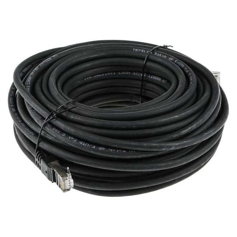 RS PRO Patch cord Cat6 FTP LSZH Black 20m (FTP, CAT6, 20 m) (7917025)