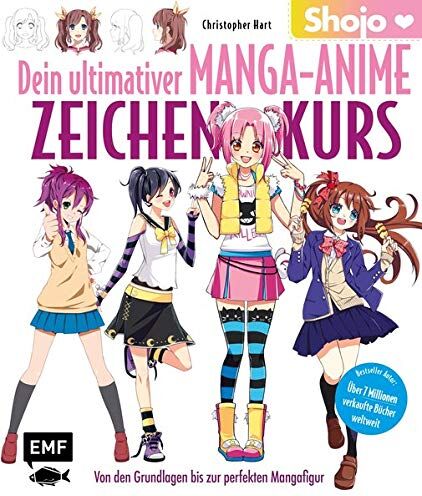Christopher Hart - Dein ultimativer Manga-Anime-Zeichenkurs – Shojo – Von den Grundlagen bis zur perfekten Mangafigur: Bestseller Autor: über 7 Millionen verkaufte Bücher weltweit - Preis vom 09.10.2026 07:28:09 h