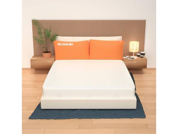 MiaSuite Matratze 160x190 cm, Höhe 21 cm - Einzelbett, aus Waterfoam, Aloe Vera Beschichtung, Unverformbare, Antiallergisch und Milbendicht. Modell: Plus H21