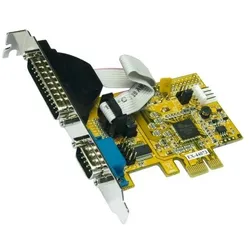 Exsys GmbH PCIe 2S Seriell RS-232 Karte, ASIX (9/25 Pin), Kontrollerkarte