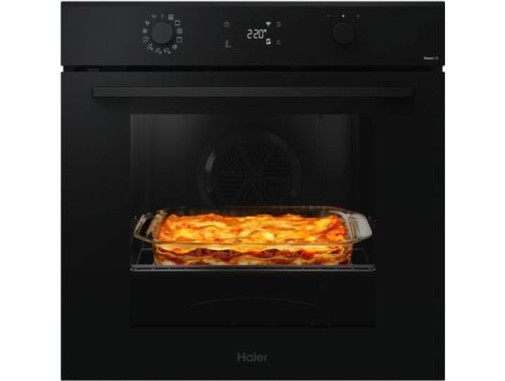 Haier - Four Encastrable Id2p5b5eytb - Pyrolyse - Hydrolyse - Chaleur Pulsée - Porte Froide - Rails Télescopiques