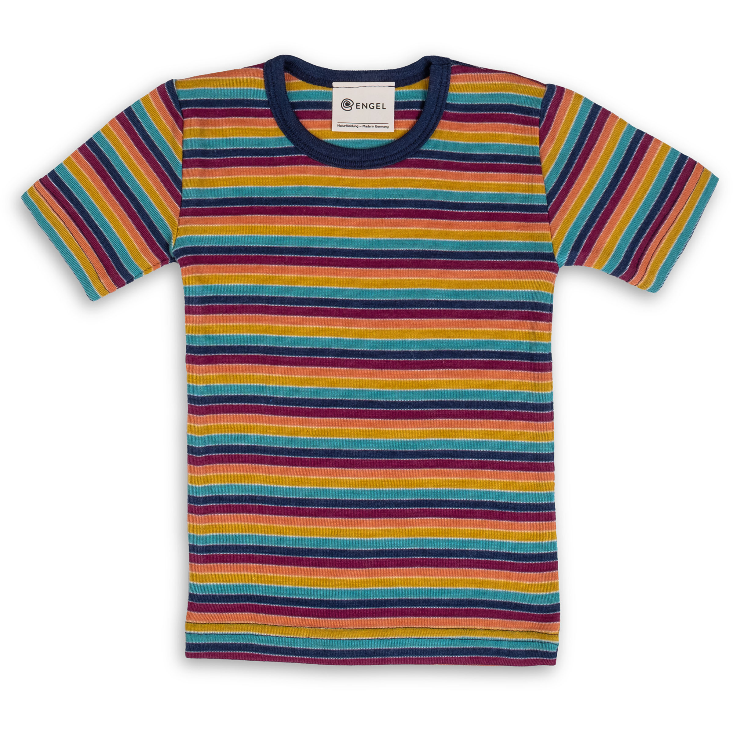 Engel Kinder T-Shirts mehrfarbig Größe 104 Trekking Hautfreundlich Merinowolle