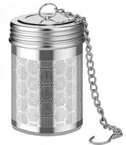 USA Free Shipping Shop Stainless Steel Loose Leaf Tea Infuser Fine Mesh Tea Strainer Ball 1 Pc No Dish