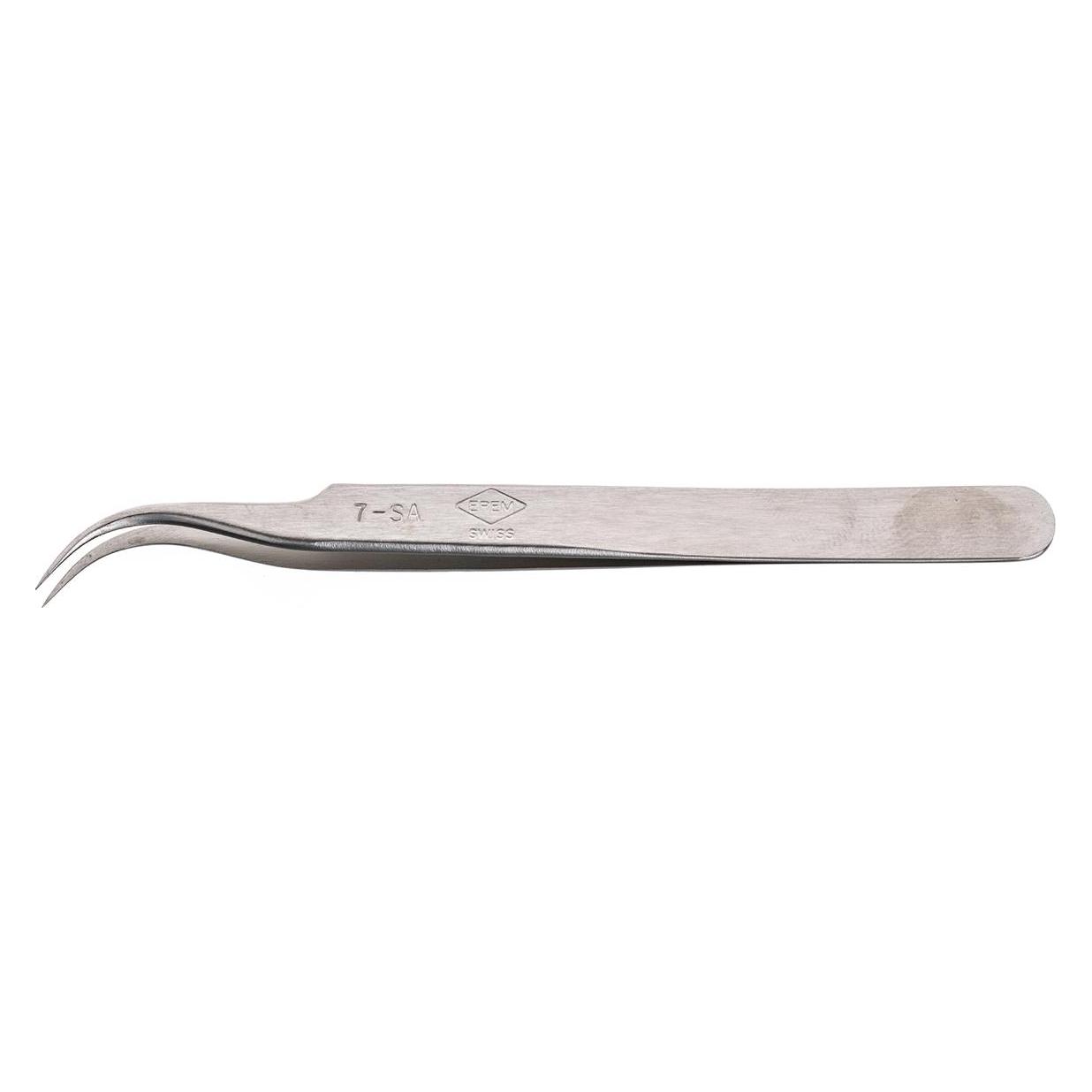 Weller Erem Erem 7 SA Edelstahl Pinzette, 120 mm Geknickt, Spi (25371620)