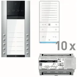 TCS PAAF102/008 audio:pack PRO 10WE Außenst. ASA 10T AP 10x Freisprecher ISW6031 Steuergerät PAAF102008