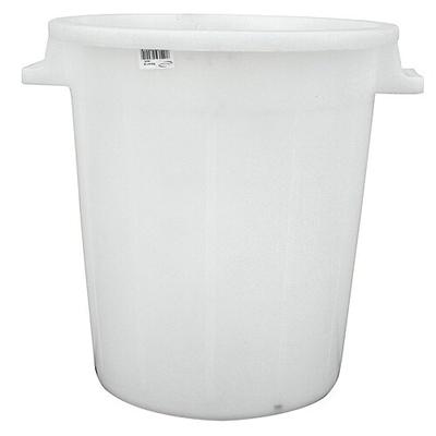 PROREGAL Mega Deal 5x Kunststoffbehälter mit Deckel, Weiß, 50L, Mehrzweckfass, Kunststoffbehälter, Tonne, Universaltonne